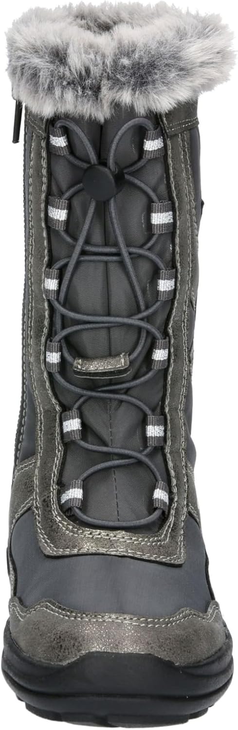 Lico Mädchen Cathrin Schneestiefel 25 EU Grau Silber, 25 EU Grau Silber