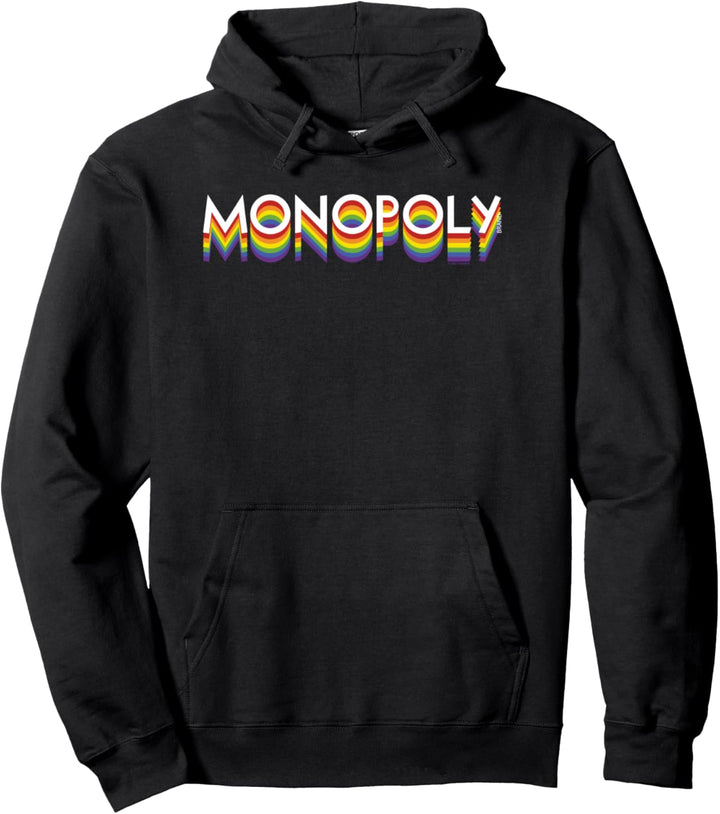 Monopoly Rainbow Stack Logo Pullover Hoodie