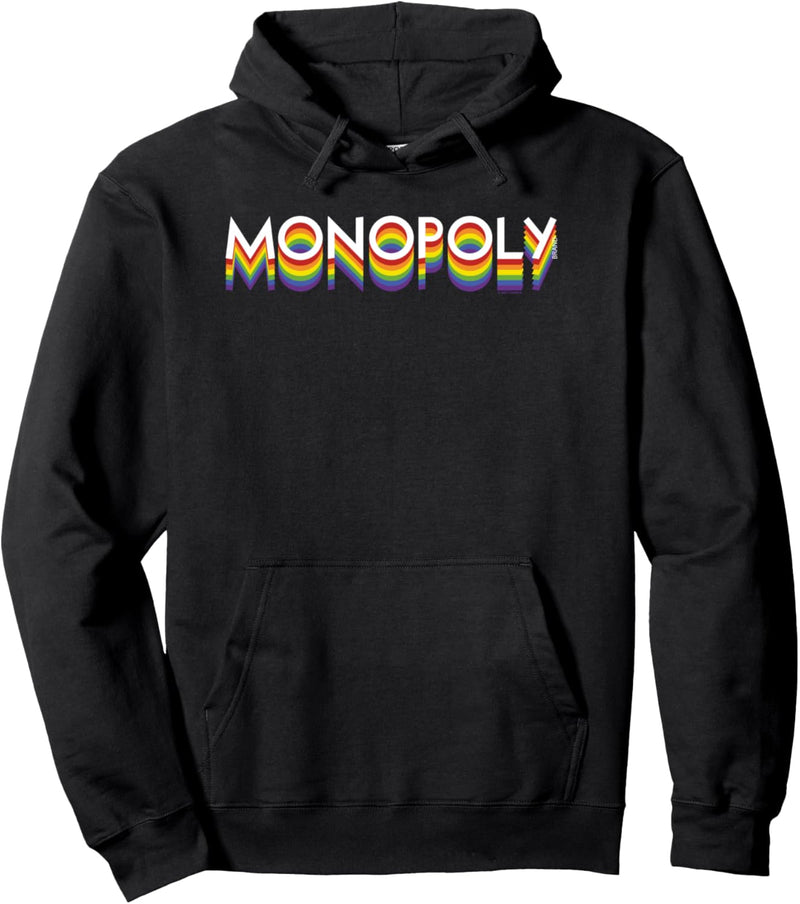 Monopoly Rainbow Stack Logo Pullover Hoodie