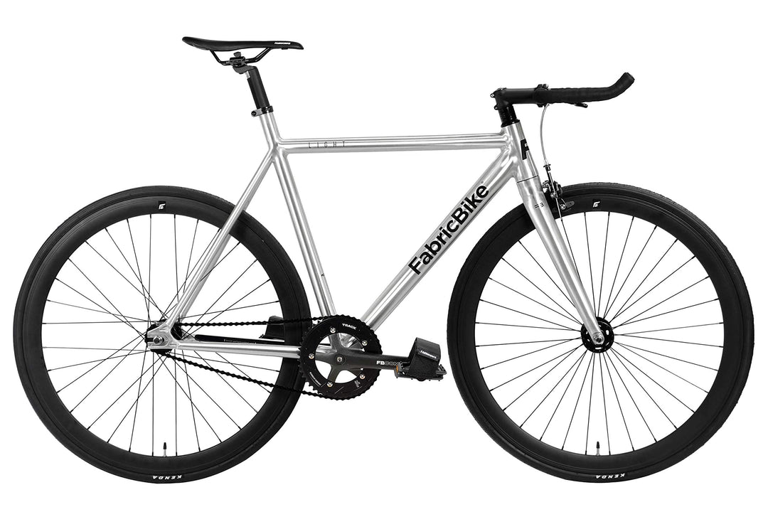 FabricBike Light Fixed Fahrrad, Fixie, Single Speed, Rahmen und Gabel, Aluminium, Räder 28 Zoll, 4 F