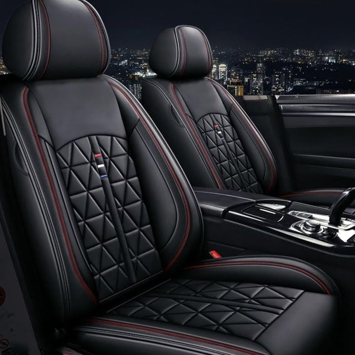 Autositzbezüge Auto Vordersitz 2 Stück Set Autositzbezüge Leder Universal Set Geeignet Für Mitsubish