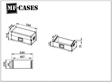 MF-Cases Case 19'' Mixercase MX4-4 HE - MFC-12005