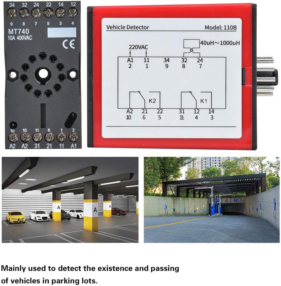 Fahrzeug-Detektor, Einkanal Induktionsschleifen Vehicle Detector Induktiver Fahrzeugschleifendetekto