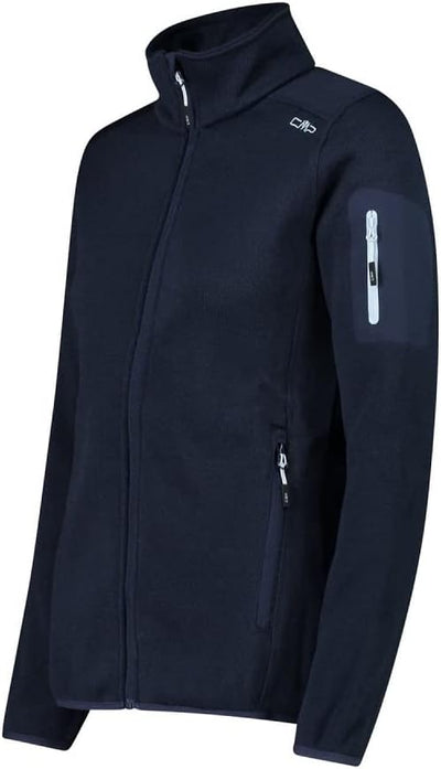 CMP Damen Fleecejacke Jacke 34 B. Blau-Kristallblau, 34 B. Blau-Kristallblau