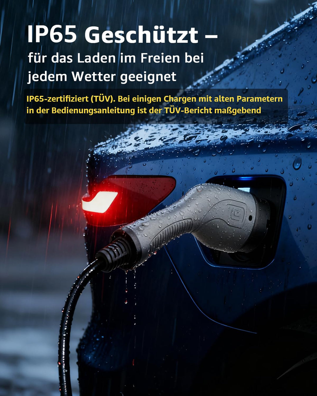 bokman Typ 2 Ladekabel, 11kW / 16A / 3-Phasig / 8 Meter/Modus 3, Typ 2 auf Typ 2 EV Ladekabel für El