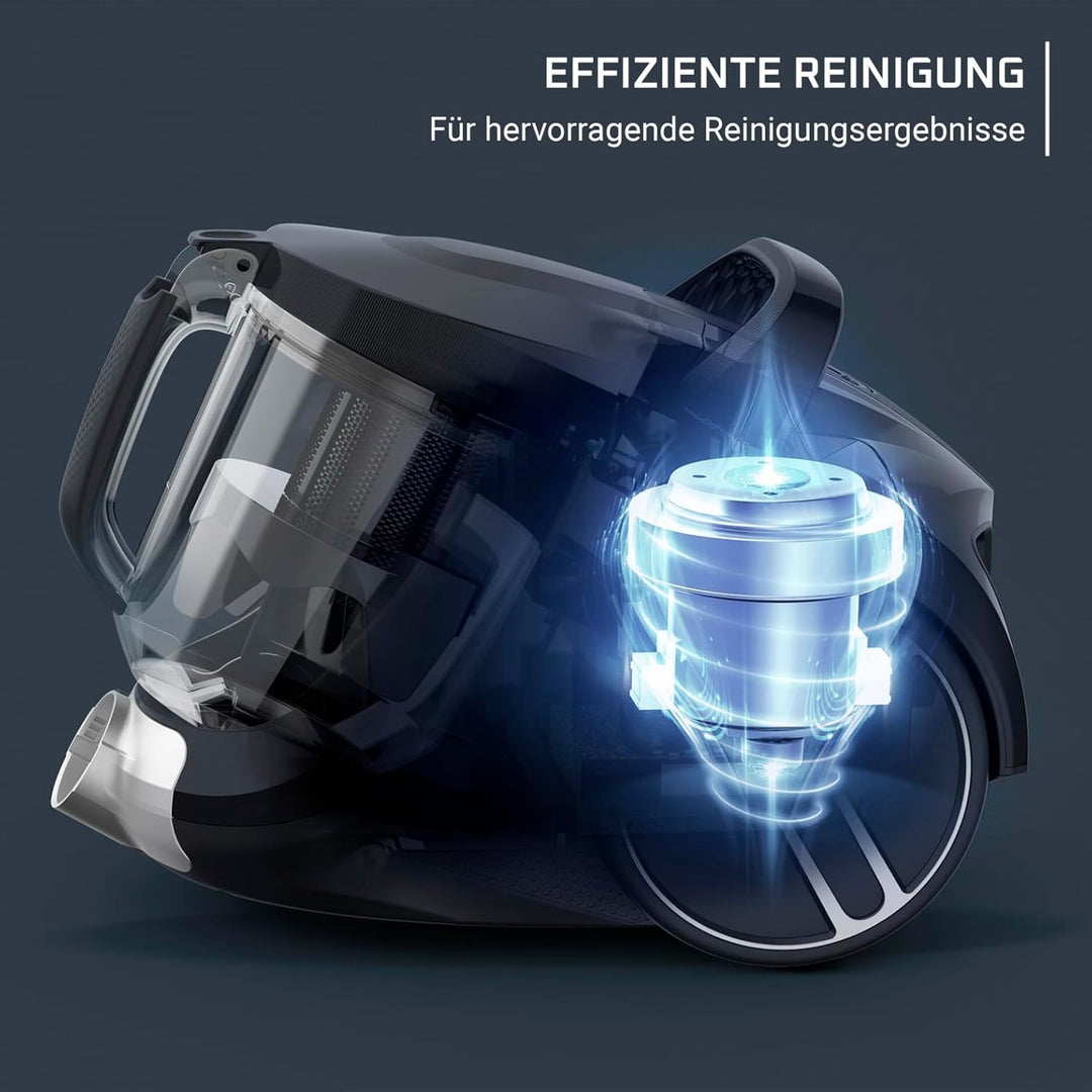 Rowenta RO4871 beutelloser Bodenstaubsauger Compact Power XXL | 550 Watt | 2,5L Staubvolumen | Kompa