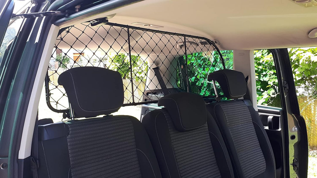 ERGOTECH Trennnetz Trenngitter kompatibel mit SEAT Alhambra, RDA65-XXL, für Hunde und Gepäck. Sicher