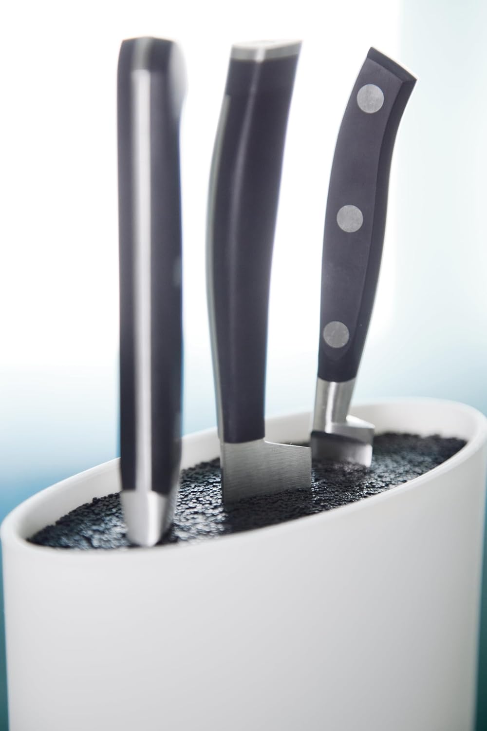 ARCOS Ovaler Messerschutz bis 20 cm, Block für Messer im modernen Design hergestellt aus thermoplast