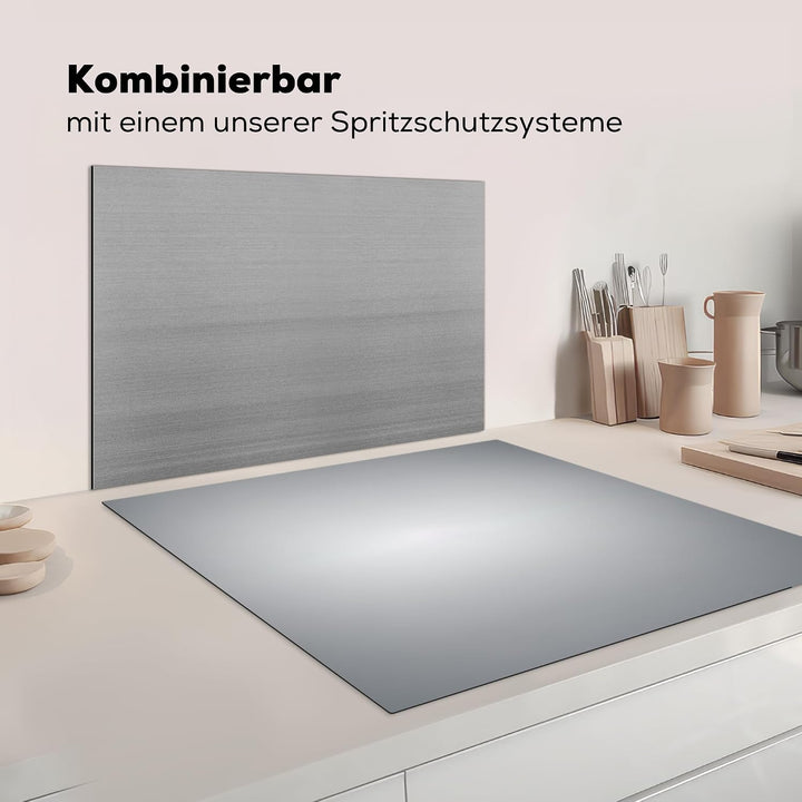 KitchenYeah© Herdabdeckplatte Einteilig Küche Ceranfeld Abdeckplatte | 78x78 cm - Cerankochfeld Abde