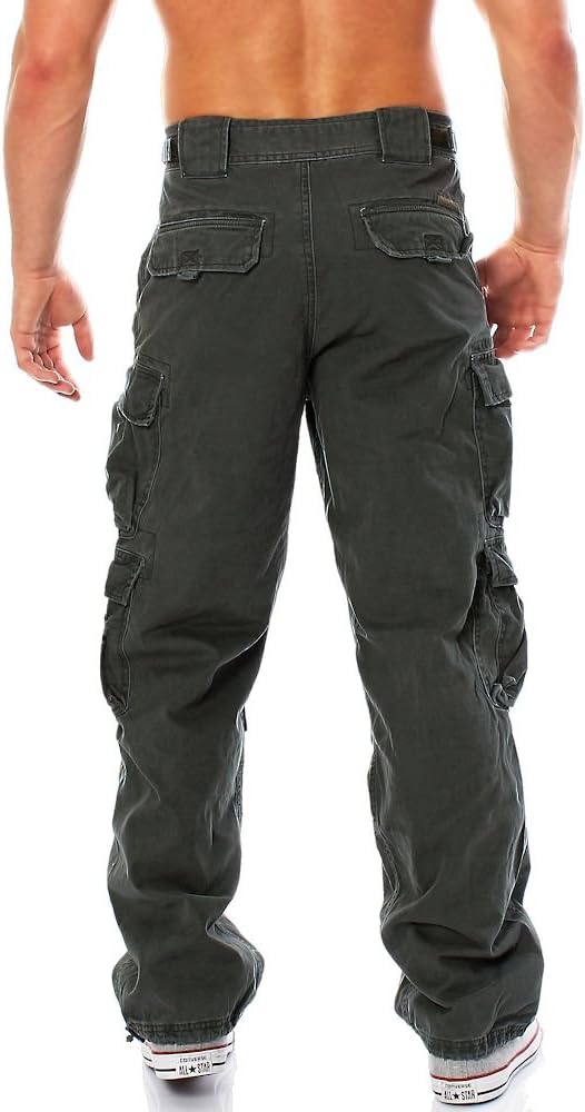 Jet Lag Herren Cargohose Hose 007 Loose-Fit Seitentaschen urban chic 3XL/32