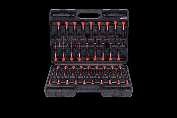 KS Tools 500.7150 Feinmechanik-Schraubendreher-Satz, 37-tlg.