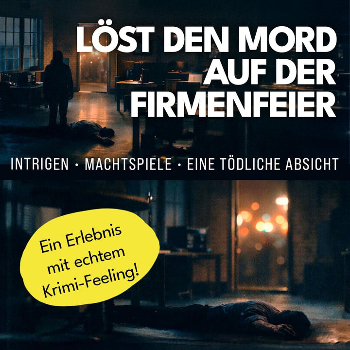 MAGNIFICUM Mordfall lösen: Die Firmenfeier - Krimispiel für Erwachsene | Machtspiele & Intrigen im K