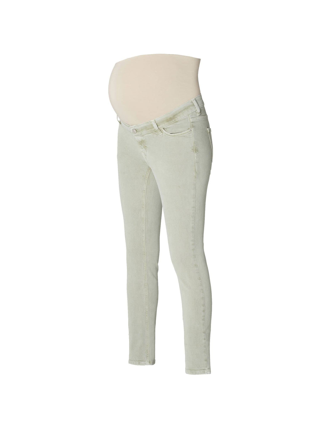 ESPRIT Maternity Damen Pants Denim Over The Belly Slim Jeans 40 Real Olive, 40 Real Olive