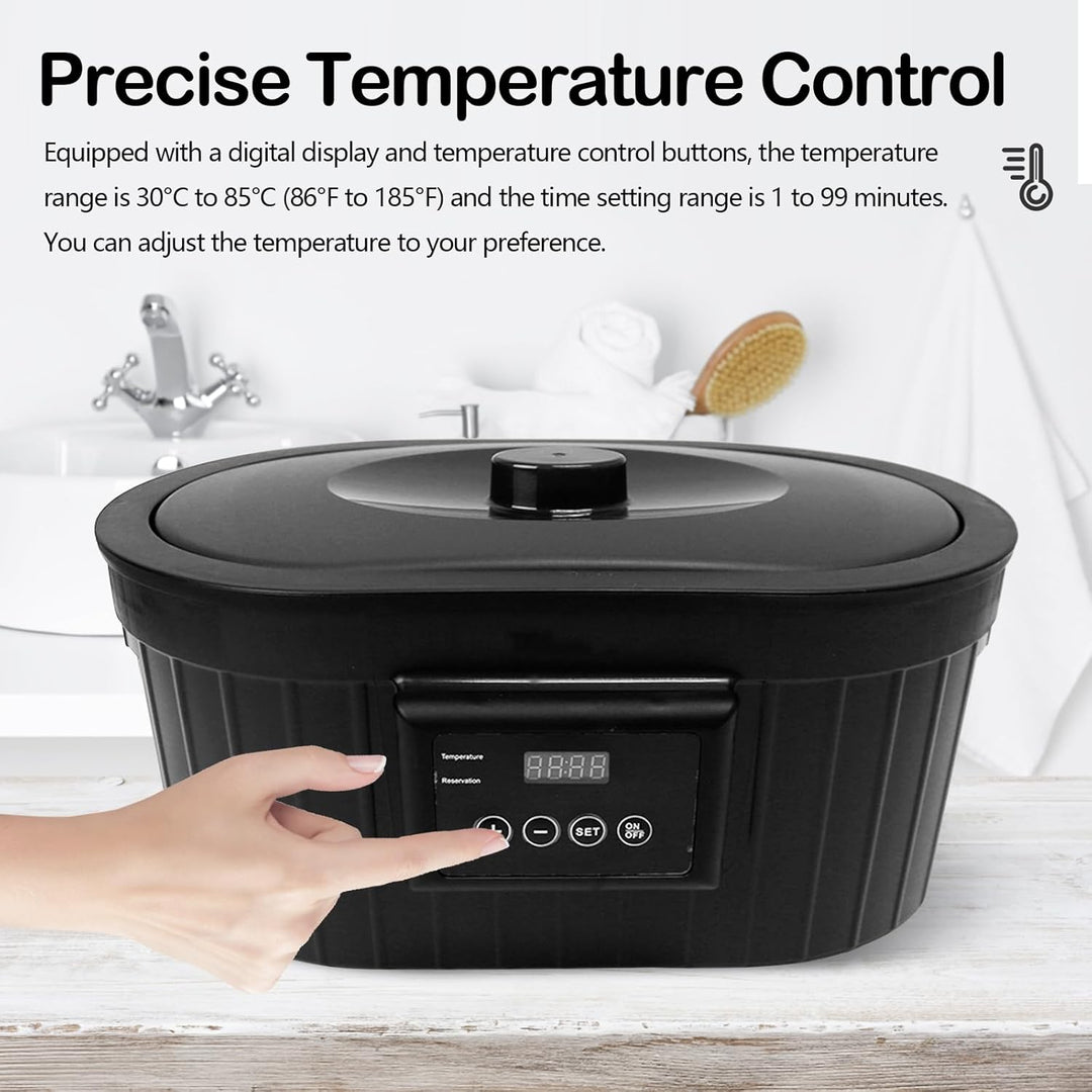 Paraffinbad für Hände und Füsse Set, 5L Paraffin Wachsbad Maschine Paraffinbäder Wachsbad für Hände