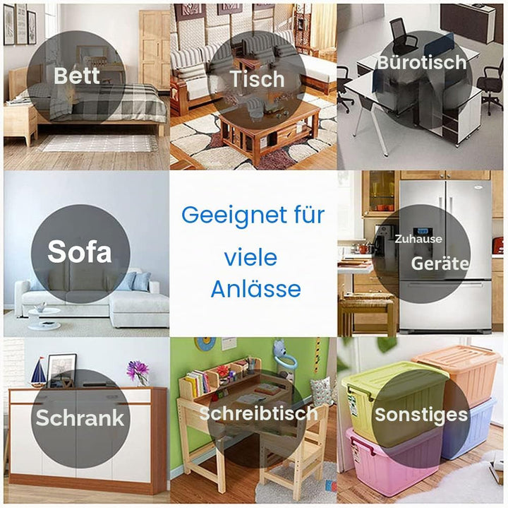 Möbelerhöhungen, Betterhöhung, quadratischer Aufzug, Bettfüsse, Erhöhung der Höhe um 7,5 cm oder 15