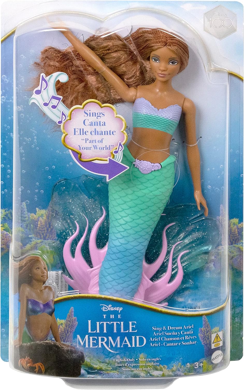 Disney The Little Mermaid HNK77 Meerjungfrauenpuppen, Mehrfarbig