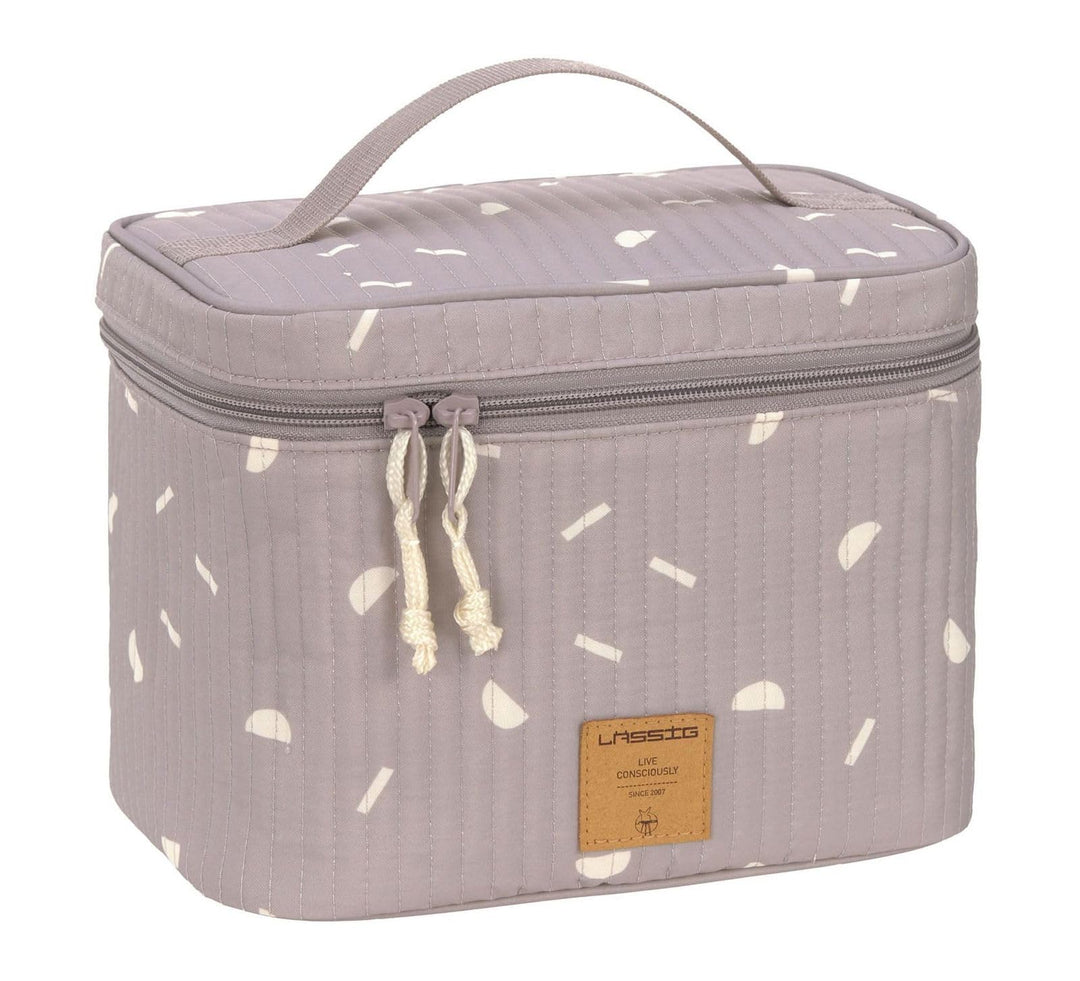 LÄSSIG Baby Wickeltisch Organizer Windel-Organizer to Go/Casual Nursery Caddy To Go Taupe, Taupe