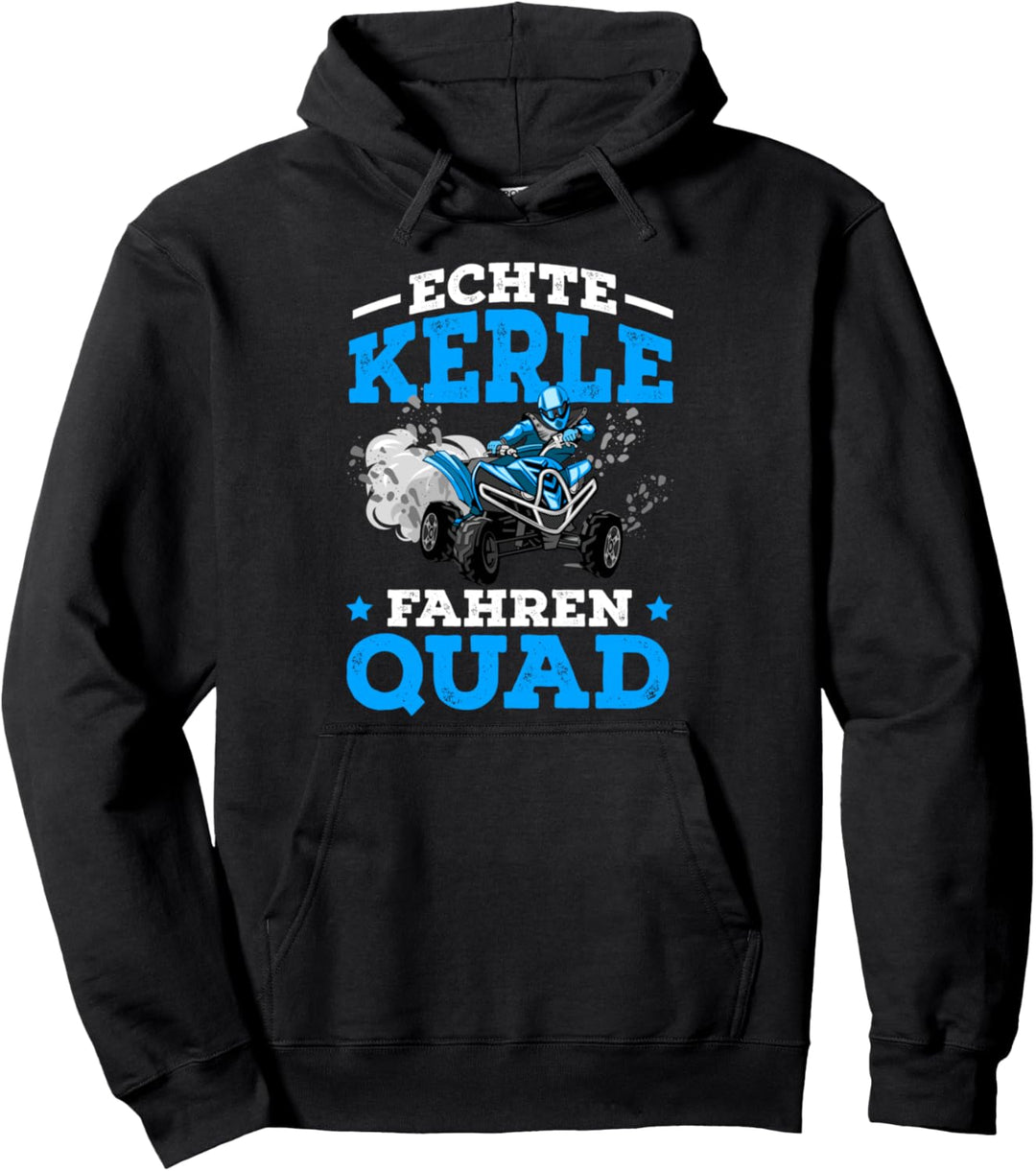 Echte Kerle fahren Quad Fahrer Offroad ATV Quad Biker Pullover Hoodie