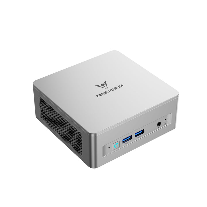 MINIS FORUM Mini PC UM870 Slim, AMD Ryzen 7 8745H 8C/16T bis zu 4,9 GHz, Barebone-Version ohne DDR5/