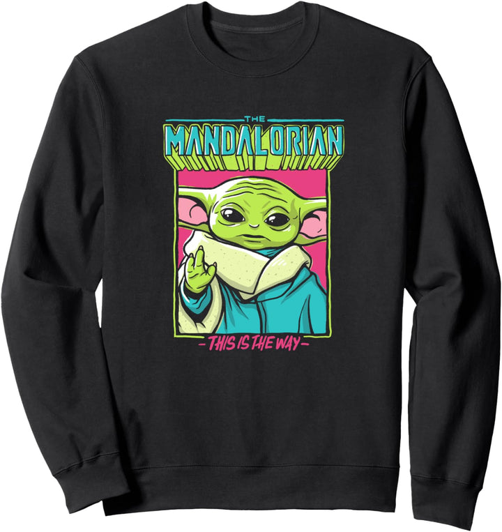 Star Wars: The Mandalorian The Child Art Sketch Box Title Sweatshirt