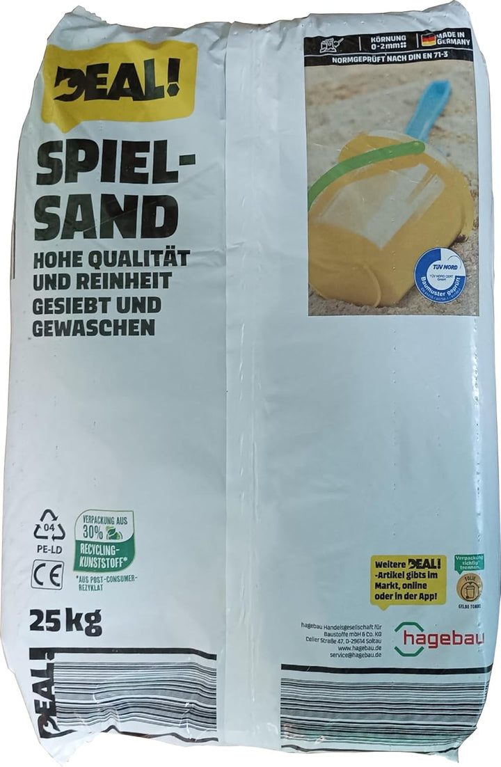 spielkastensand (Spielsand) 25 kg Sack