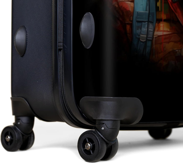 Koffer XL Gross 77x51.5x28 cm Reisekoffer mit Rollen Leicht Trolley grosser Hartschalenkoffer Rollko