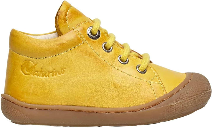 Naturino Lauflernschuhe aus Nappaleder 17 EU Gelb, 17 EU Gelb