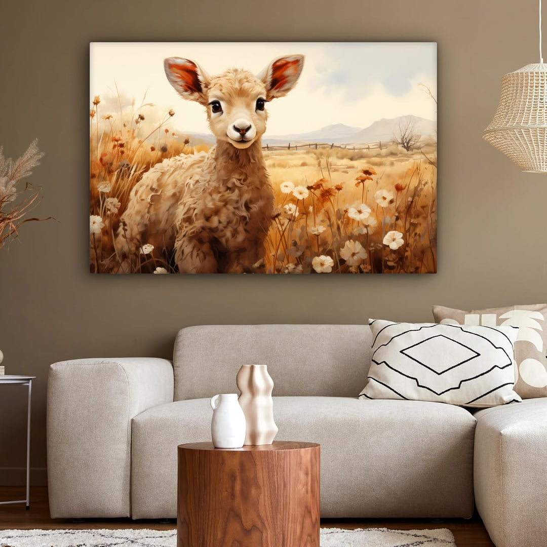 MuchoWow© Leinwandbild Gross 120x80 cm XXL Dekoration Wohnzimmer Bilder Aufhängen Wall Decoration Li