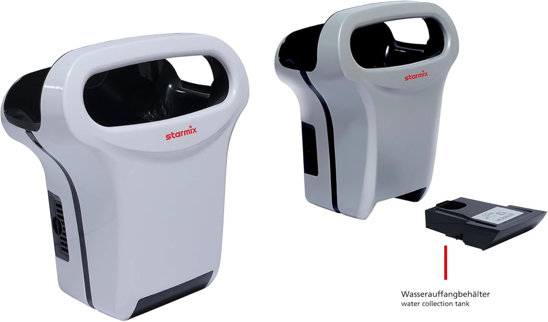 starmix XT 4000 Weiss - Elektrischer Händetrockner mit antimikrobiellen Kupferfiltern, 10-15s Trockn