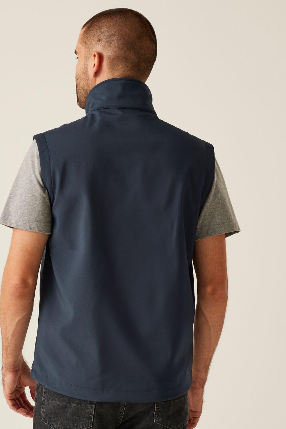 Regatta TRA848 74496 Professionelle Octagon II 3-lagige wasserdichte Softshell-Bodywarmer, Marinebla