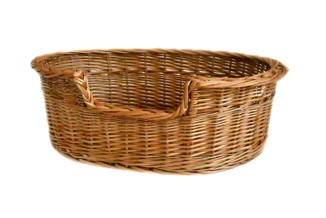 Katzenliege, Hundeliege, Katzenbett, Hundebett Haustier Sofa Liege Bett aus Weide K5-100-2 (BTH 45cm