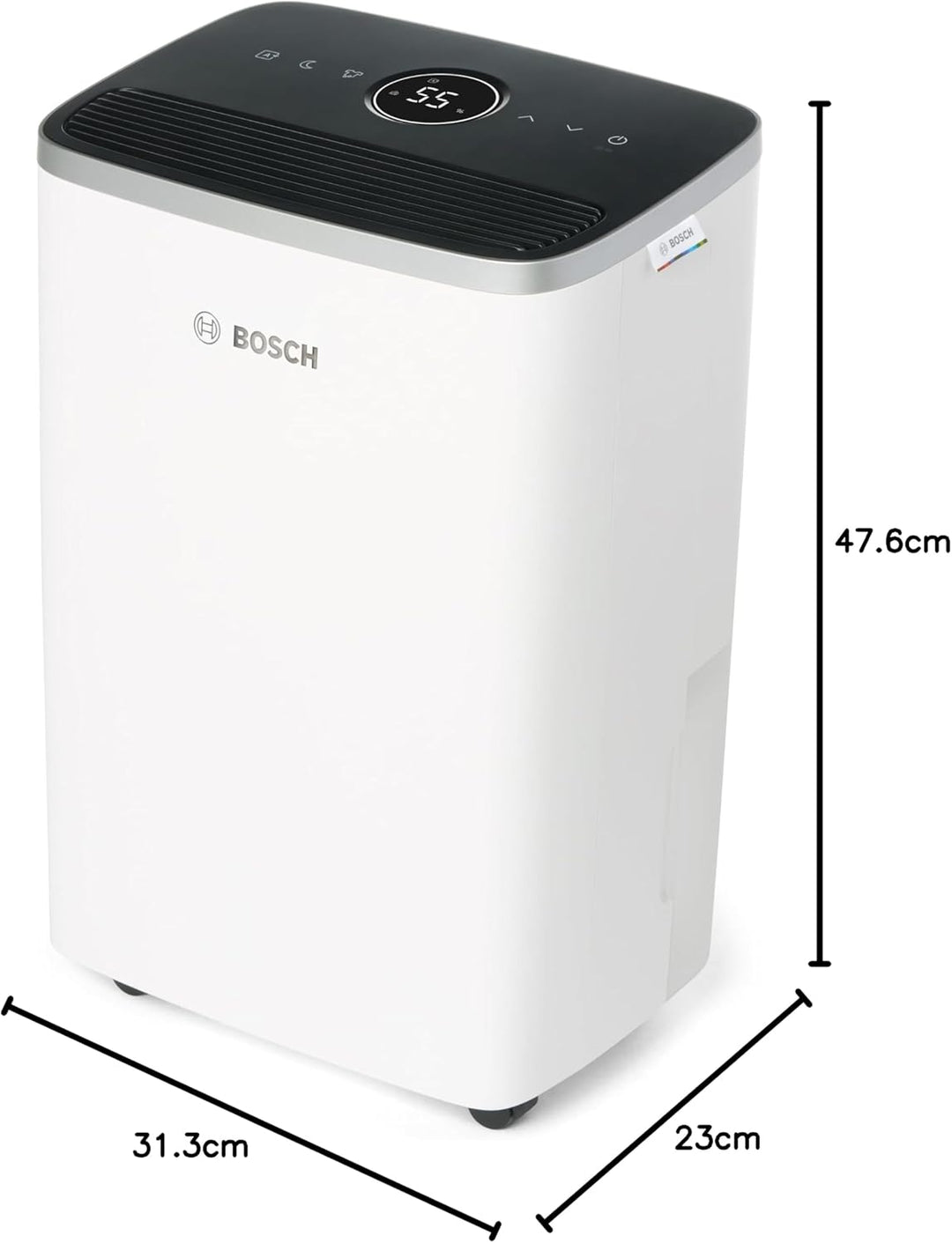 Bosch Dry 4000 Luftentfeuchter - Einfach. Effizient. Leise. - Für Räume bis zu 33 m² - Ideal für Dei