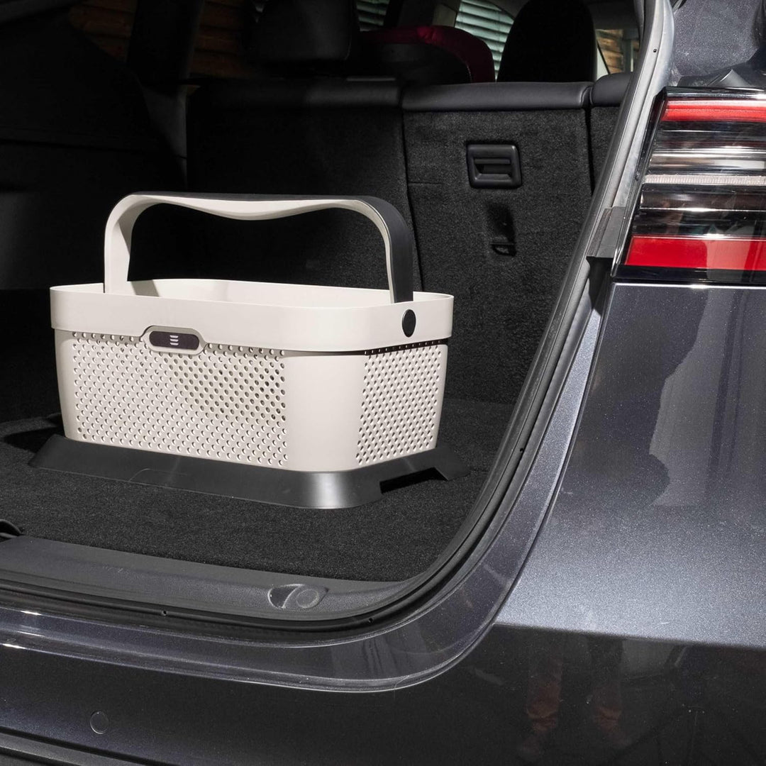 TESLA BASKET by RATI für Tesla Model Y & Model 3 – Smarter Auto Korb zum Einkauf & Outdoor-Aktivität