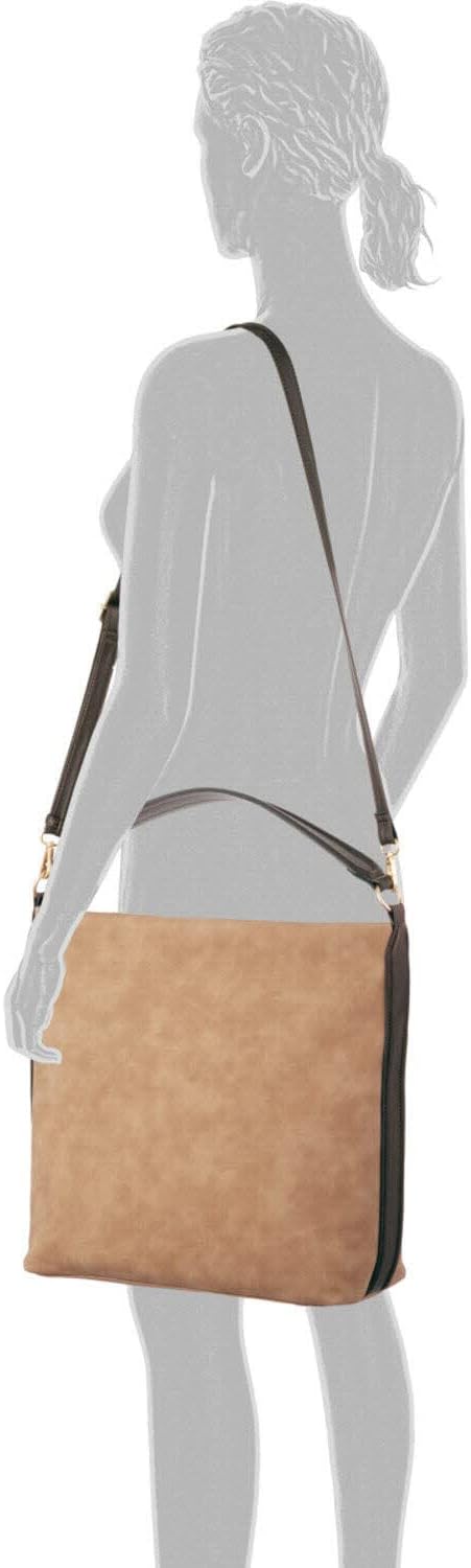 Gabor , Gwen , Damen , Schultertasche Mixed Taupe, Mixed Taupe