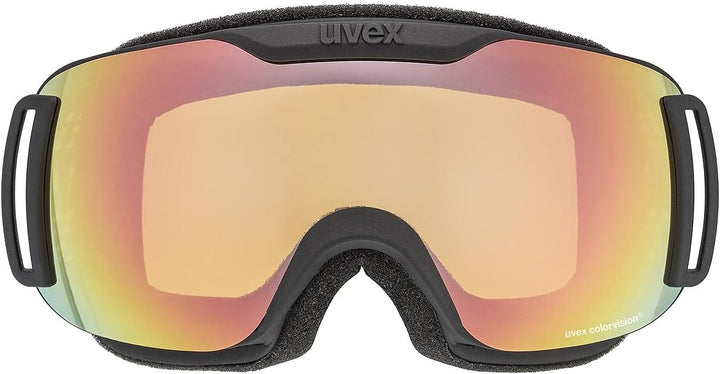 Uvex Unisex Downhill 2000 S Cv Skibrille (1er Pack) Einheitsgrösse black mat/rose-yellow, Einheitsgr