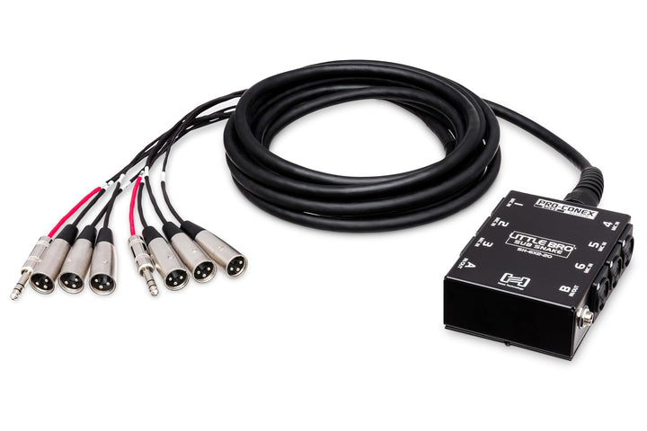 Hosa SH-6X2-20, Pro-Conex Little Bro' Sub Snake, Hosa 6 x XLR Sends and 2 x 1/4 in TRS Returns, 20 f