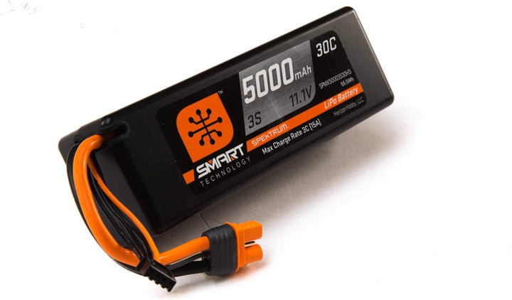 11,1 V 5000mAh 3S 30C Smart Hardcase LiPo-Akku: IC3