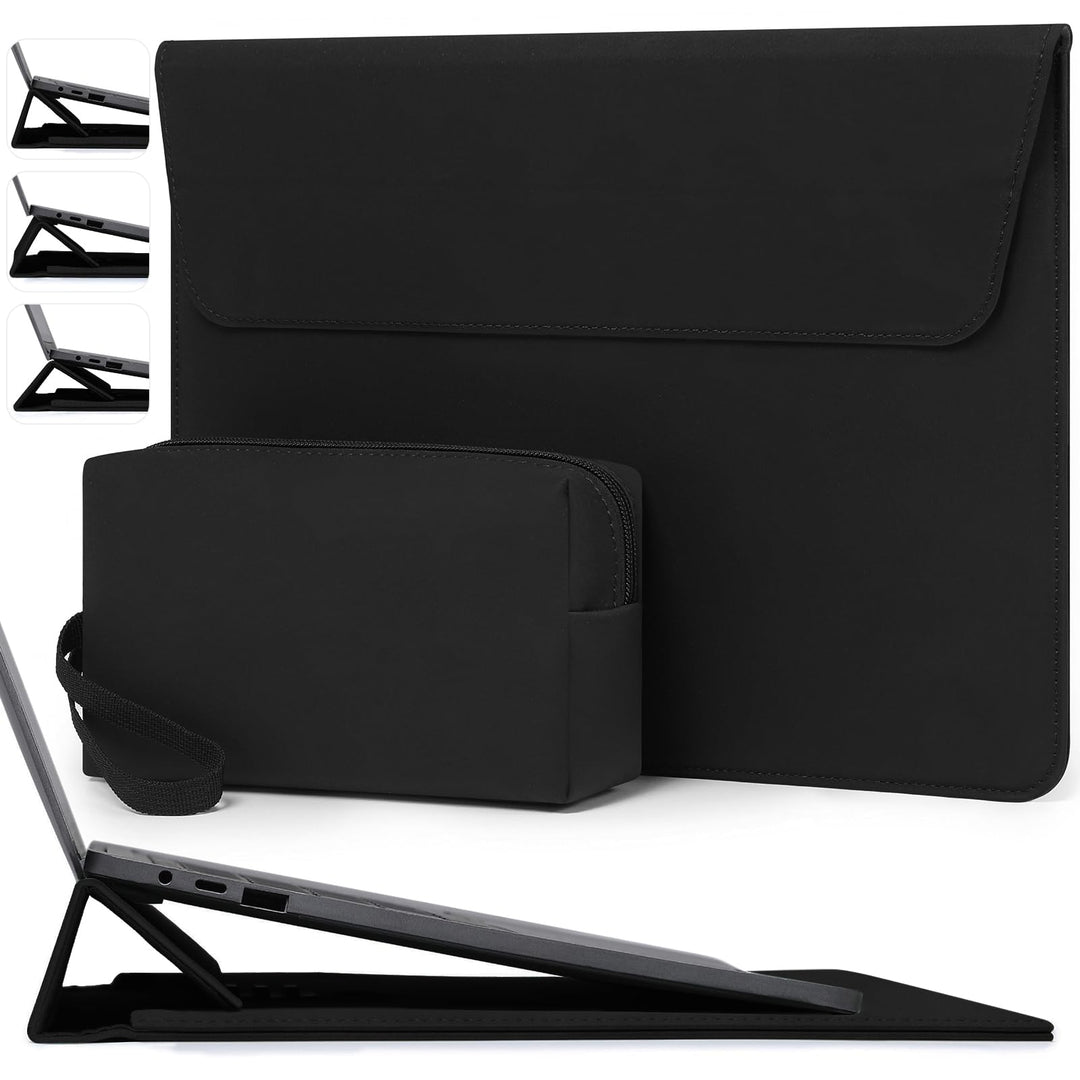 HYZUO 13 Zoll Laptop Hülle Tasche mit Einstellbarer Ständer für MacBook Air 13 M5 A3449 M4 M3 M2 M1