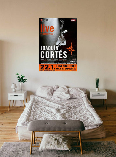 Joaquín Cortés - Flamenco Live, Frankfurt 2002 » Konzertplakat/Premium Poster | Live Konzert Veranst