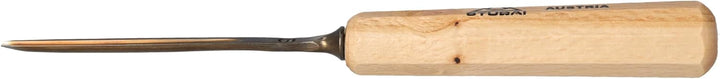STUBAI-520903 Gerades Hohleisen 3 mm | Profi-Schnitzeisen Serie 52, Stich 9 | einseitig geschliffen