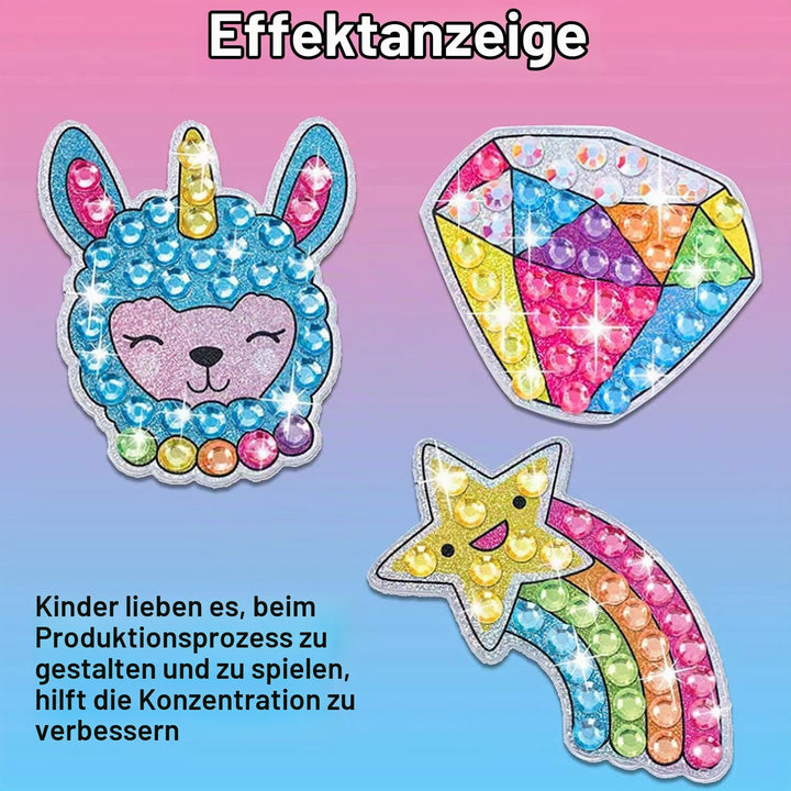 CAYUDEN Diamond Painting Aufkleber, 48pcs 5D Diamant Painting Bilder Kinder DIY Diamond Painting Kin