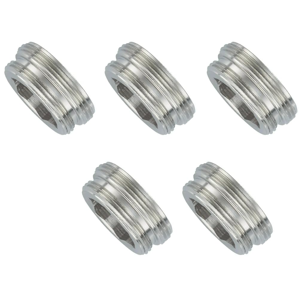 Schläfer 632515 - 5 Stück | M 24x1 aussen/M 22x1 aussen - Kompatible Neoperl Reduktion, (Reduzierstü