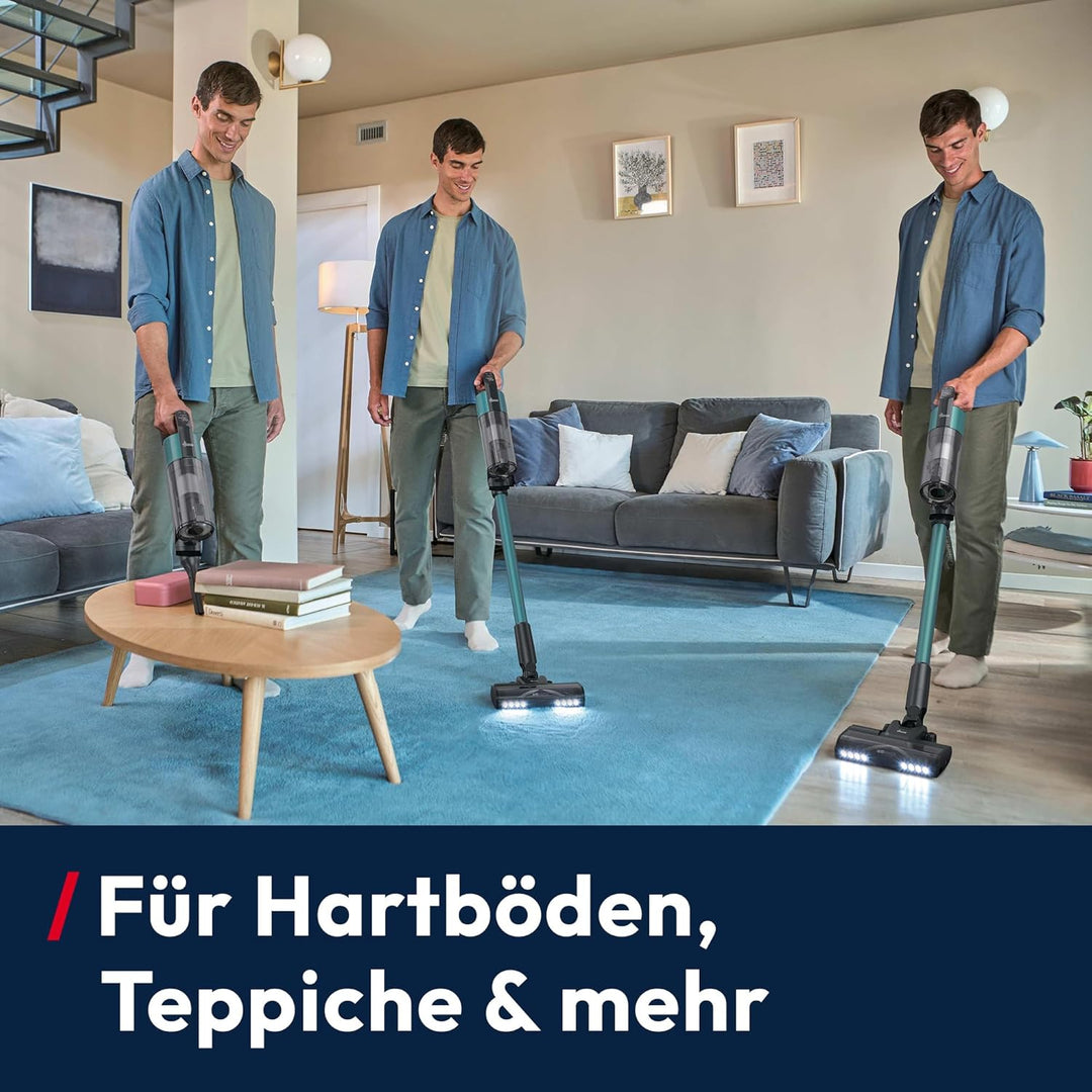 Hoover Akku-Staubsauger kabellos HF3 CORE mit 60min Laufzeit, Handstaubsauger mit Anti-Twist gegen H