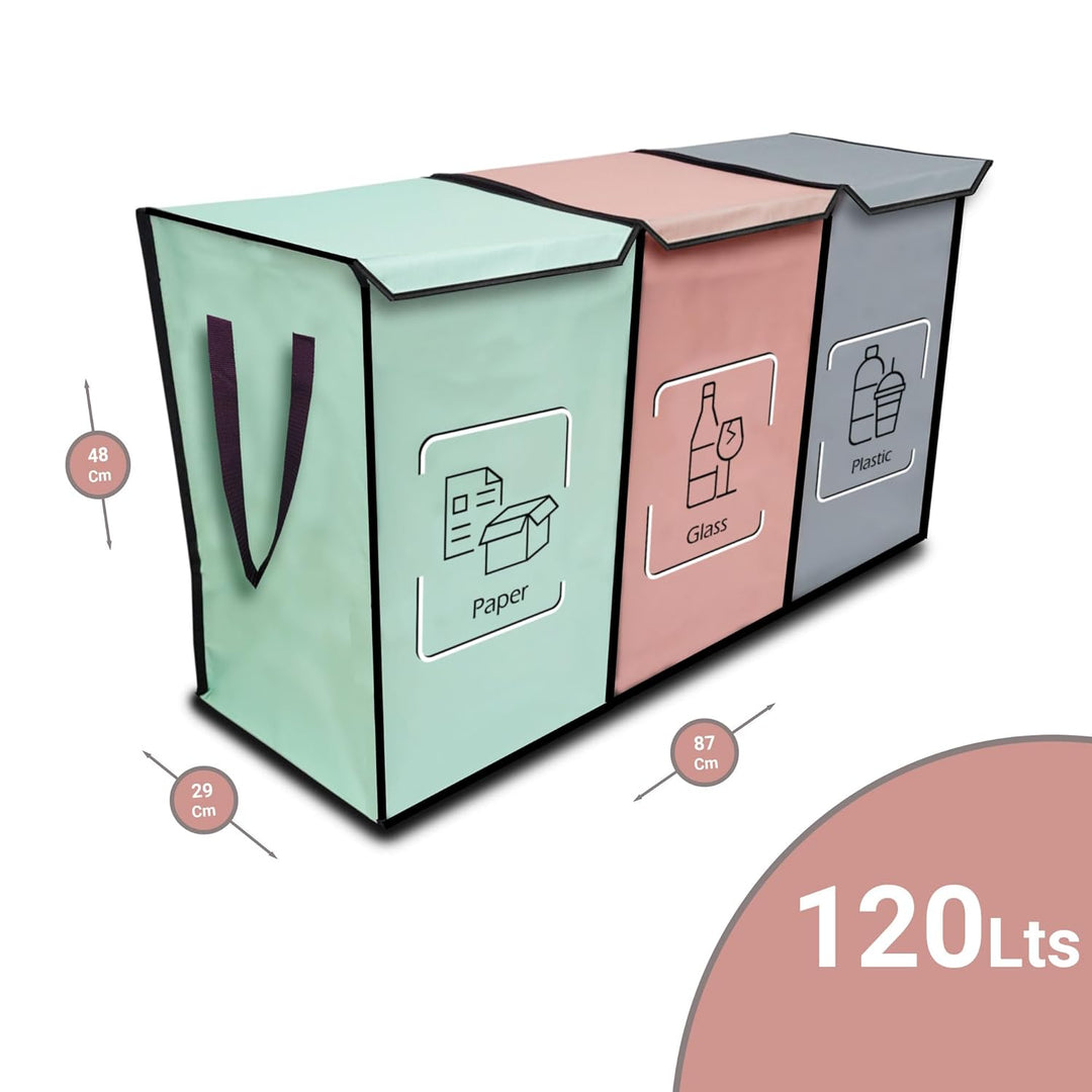 NYIKA Recycling System - Altglas Sammelbehälter - Pfandflaschen Aufbewahrung - Leergut Sammelbehälte