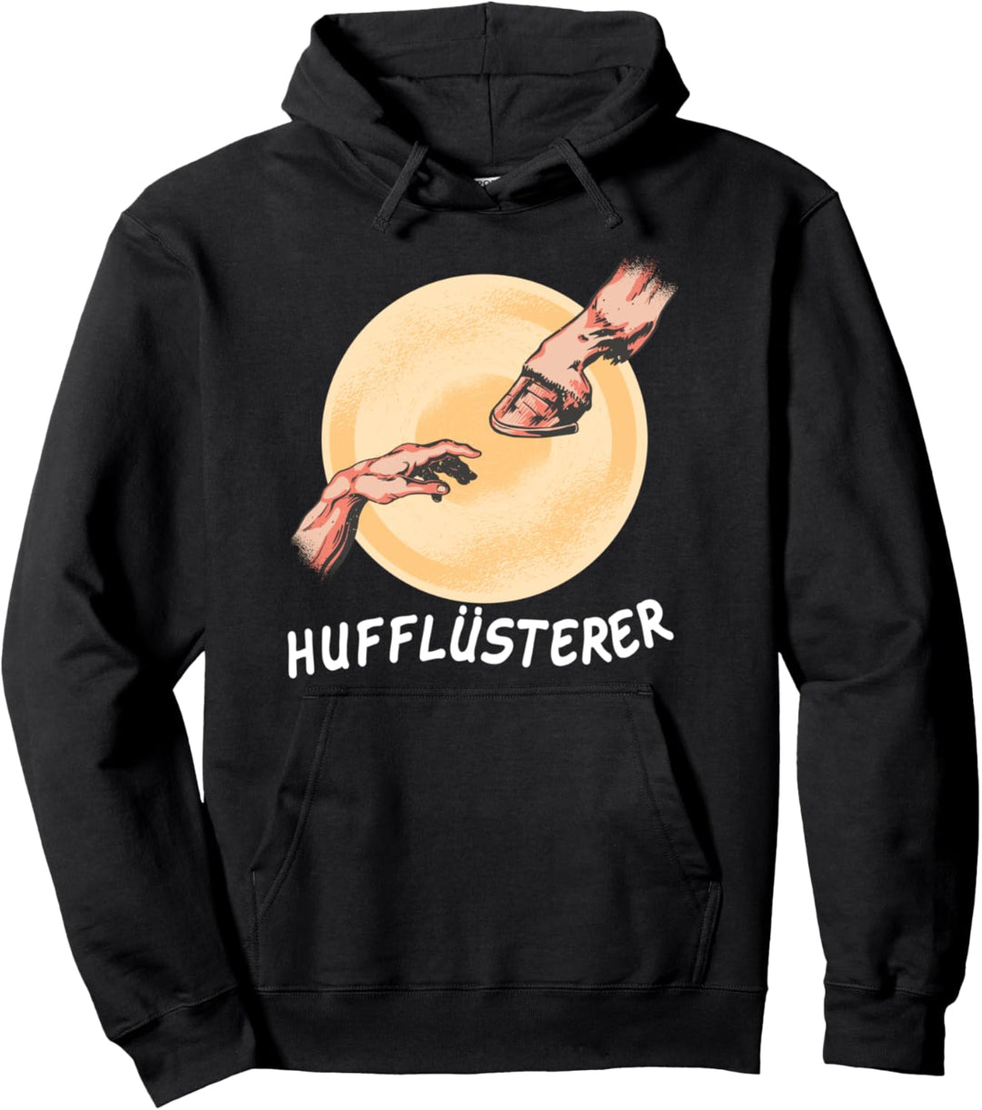 Hufschmied Pferd Schmiede Hufflüsterer Pferd Pullover Hoodie
