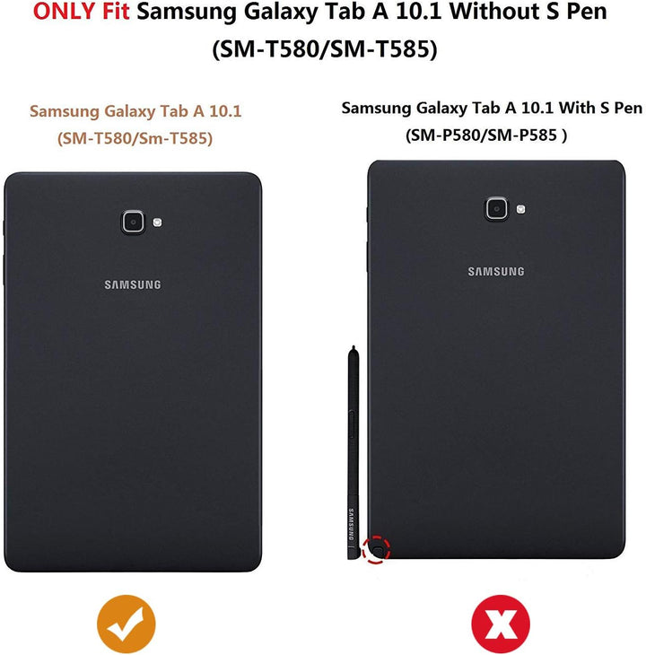 Gerutek Hülle für Samsung Galaxy Tab A6 10.1 Zoll 2016 (SM-T580/SM-T585) Stossfeste Robust Panzerhül