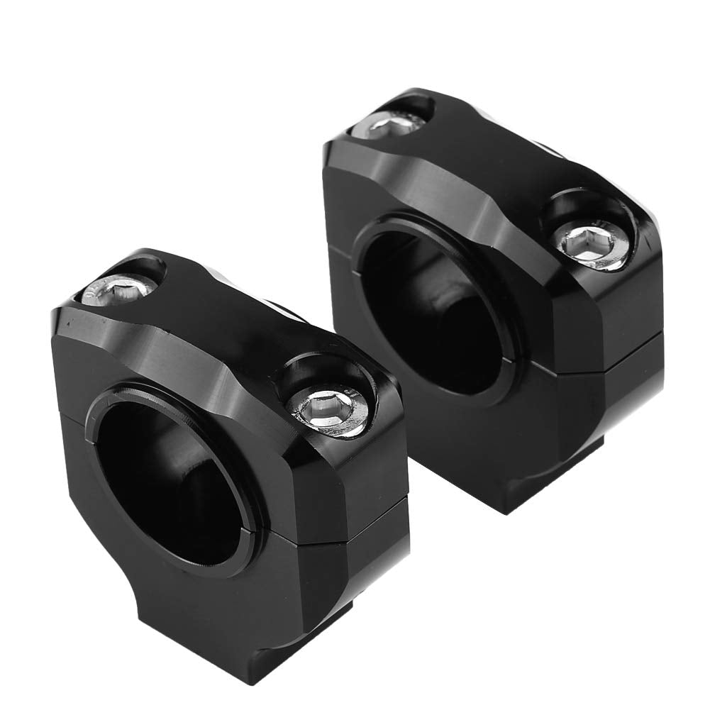 Lenkererhöhung, Aluminiumlegierung Universal Motorrad Lenkerhalterung Klemmheber Bar Riser 28mm
