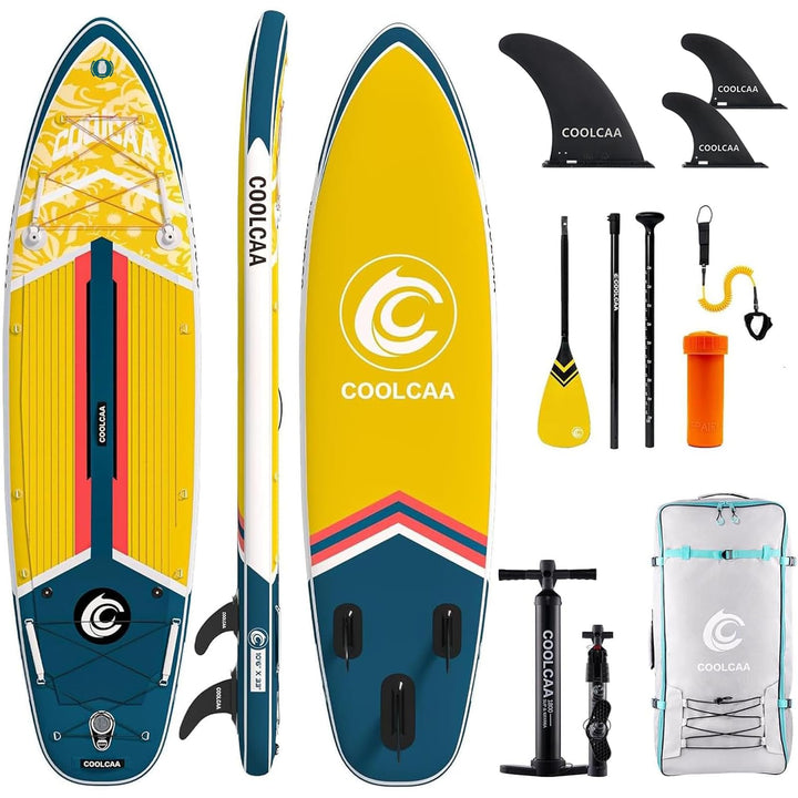 COOLCAA SUP Board, 355cm (Extra Gross) Stand Up Paddling Board, Aufblasbares Stand-Up Paddle Board m