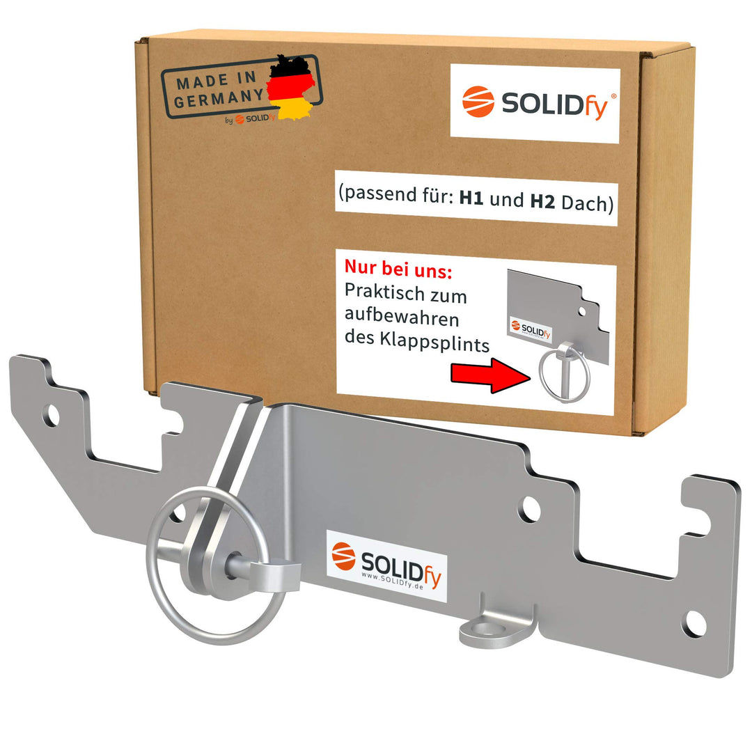 SOLIDfy® - Hecktürverriegelung H1 / H2 Dach Einbruchschutz Hecktür Prick Stop Sicherung für Ducato,