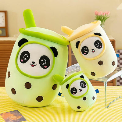 Uposao Bubble Tea Plüschtier Boba Kuscheltier, 50CM Cartoon Plüsch Puppen Lustiges Plüschkissen Milc